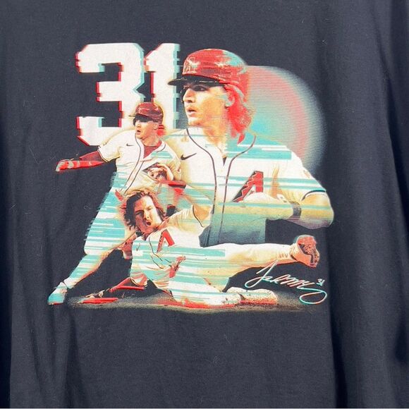 Gildan Black Jake McCarthy Arizona Diamondbacks Graphic Tee 0705 - Picture 2 of 7